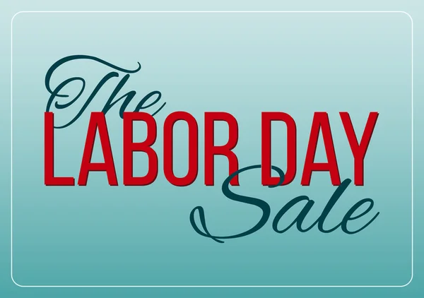 Labor Day Sale design poster.