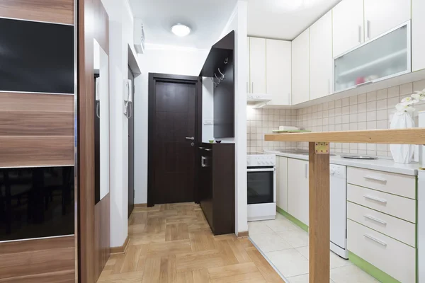 Kitchen in a small apartment
