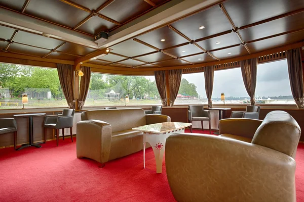 Interior of a luxury cruise boat