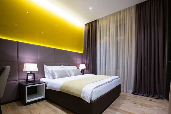 Modern luxury hotel suite interior