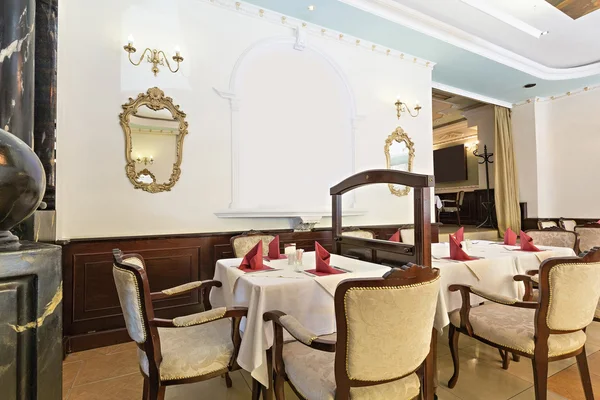 Interior of a restaurant in luxury villa