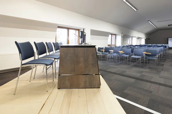 Modern lecture hall interior