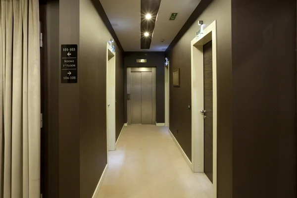 Hotel corridor