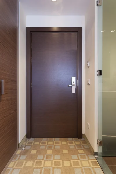 Hotel room door