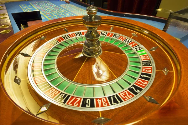 Roulette table at casino