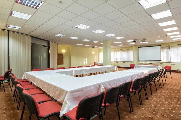 Modern conference room ready for meeting