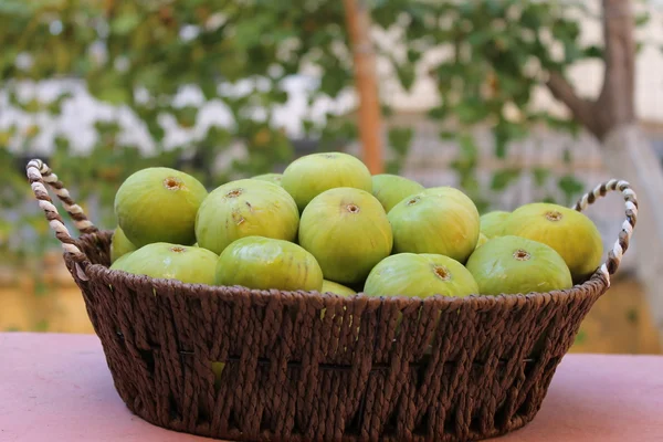 Figs ripe fruit in a basket