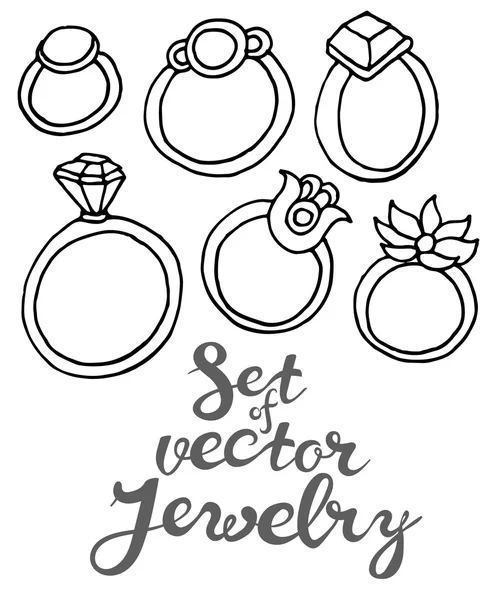 Jewelry rings set