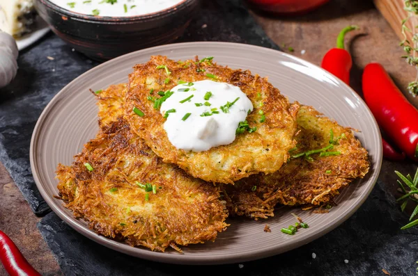 Fried potato pancakes