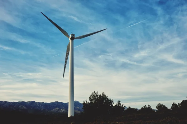 Electric generators located in countryside