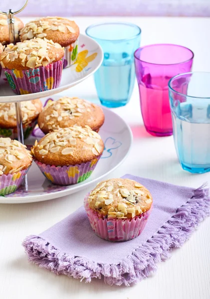 Low fat wholemeal muffins