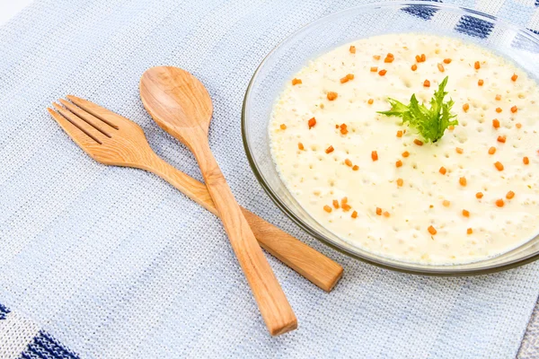Steamed eggs , easy soft food made from eggs for kids or old man