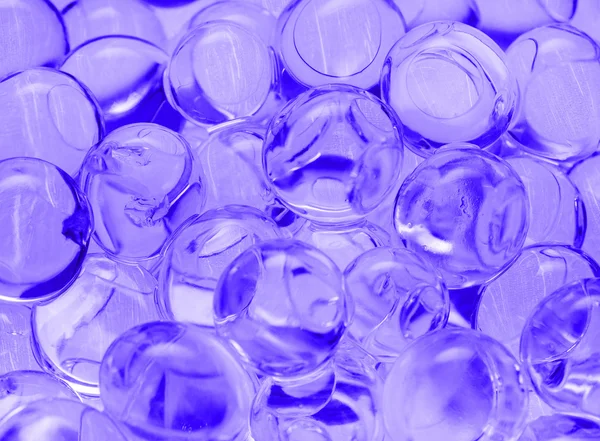 Background, blue transparent balls