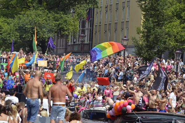 participants in the annual event for the protection of human rights and civil equality, Gaypride 2015