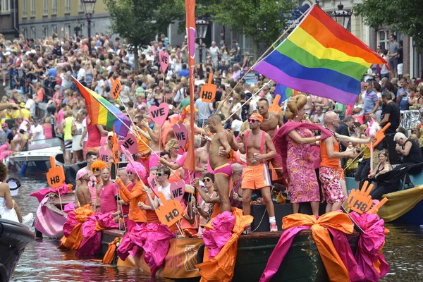 Participants in the annual event for the protection of human rights and civil equality, Gaypride 2015