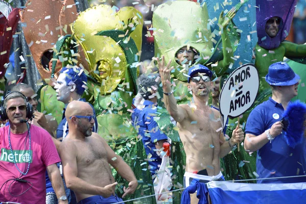 Participants in the annual event for the protection of human rights and civil equality, Gaypride 2015