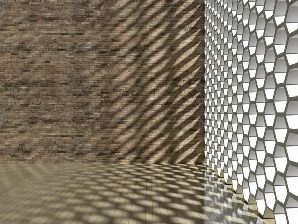 3D shadow effect on wall & floor