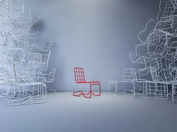 3Ds wire chair