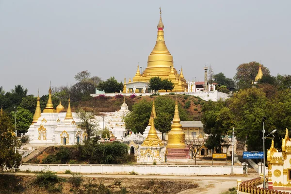 This Pagoda has the best view of Sagaing hill near The Ayeyarwaddy river from Inwa bridge