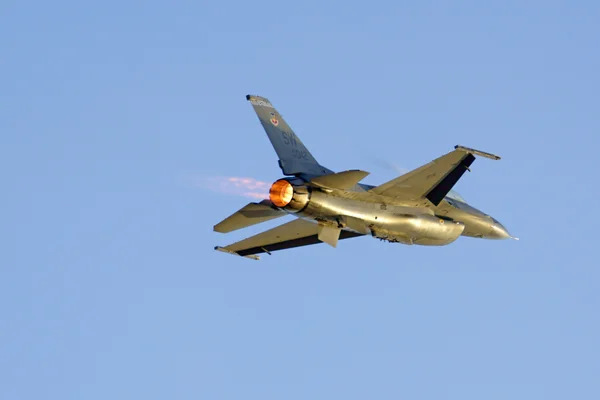 Airplanes F-16 Jet fighter at the 2016 Planes of Fame Air Show in California