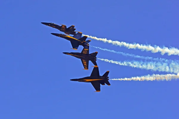 Blue Angels- US Navy Flight Demonstration Squadron flying at 2014 Miramar Air Show