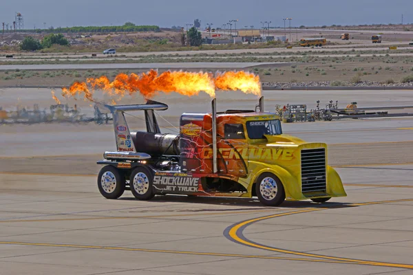 Jet Truck performs high speed race at 2015 Yuma Air Show