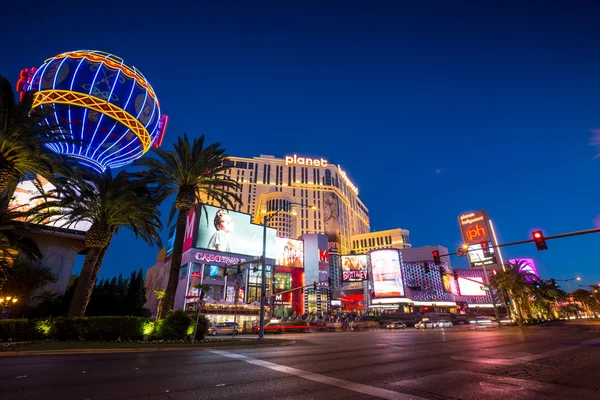 View of the strip  in Las Vegas.
