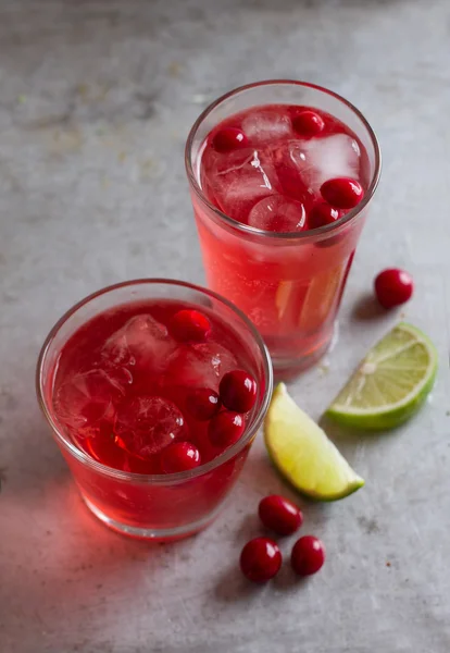 Drink with cranberry