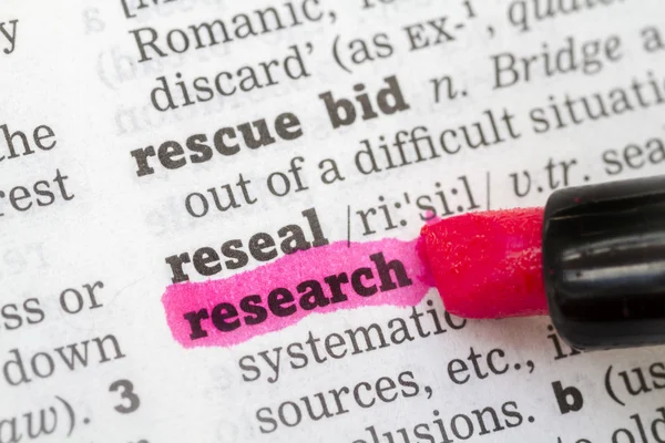 Research  Dictionary Definition