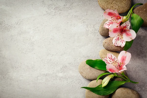 Spa background with flowers