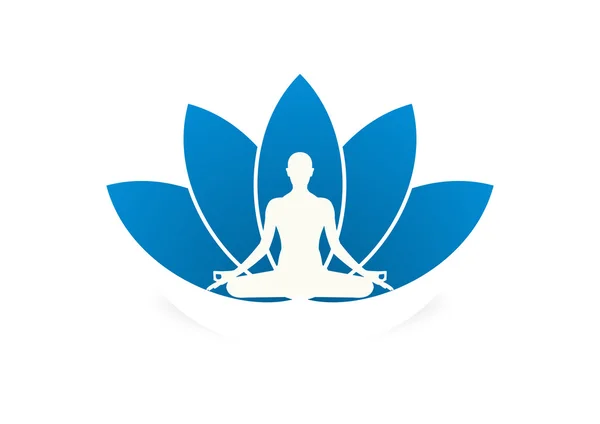 Yoga business logo symbol design vector