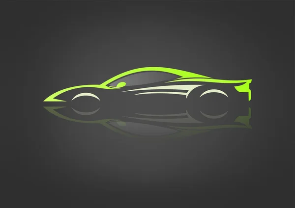 Green car logo