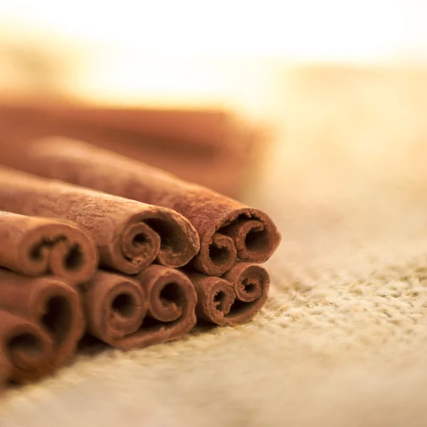 Cinnamon sticks Warm soft focus