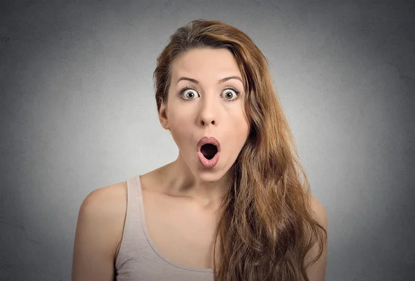 Surprise astonished woman