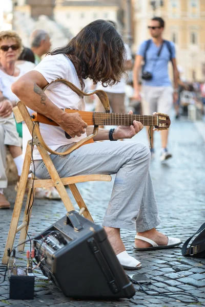 Street artist in Navona square