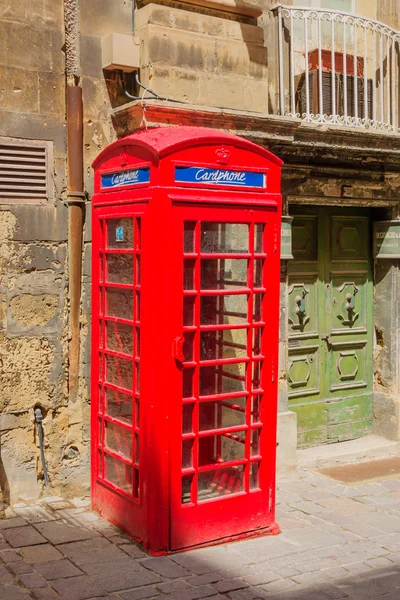 Typical phone booth, in Valletta