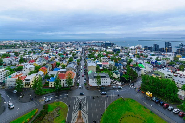 Aerial view of Reykjavik center