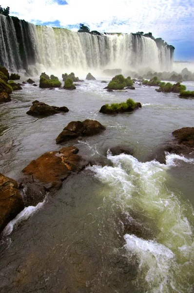 Iguazu waterfalls in Argentina and Brazil, South America