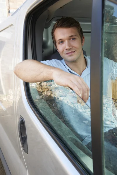 Portrait Of Male Van Driver