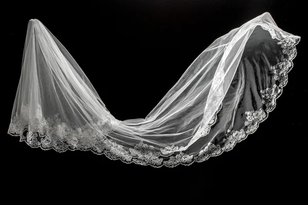 Veil on black background