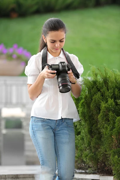 Wedding photographer in action