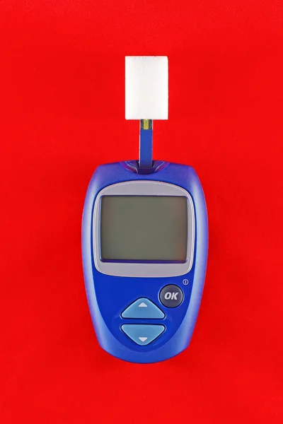 The device for measurement of level of sugar in blood of the per