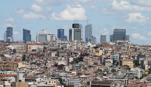 Galata and Karakoy district in Istanbul city