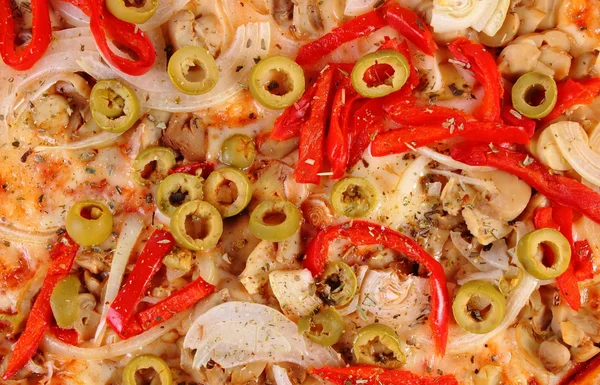 Italian vegetarian pizza, italian cuisine