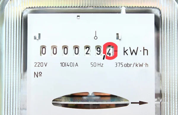 Electric energy meter old electromechanical type