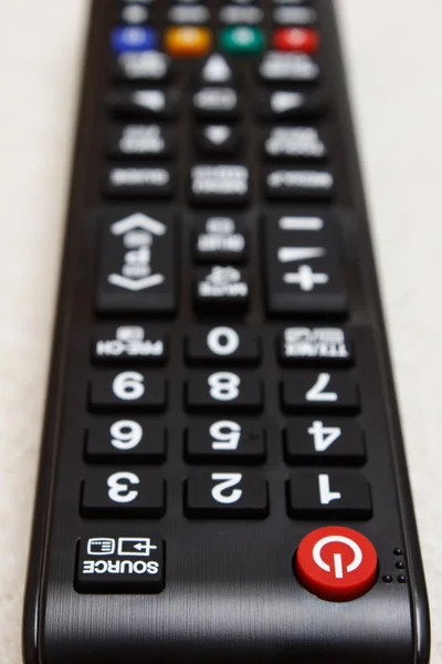 Buttons on remote control for television