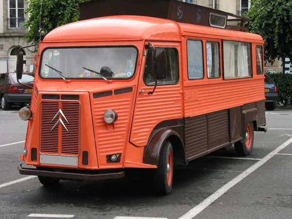 Old orange bus