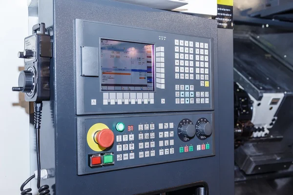 Computer control panel lathe with numerical control