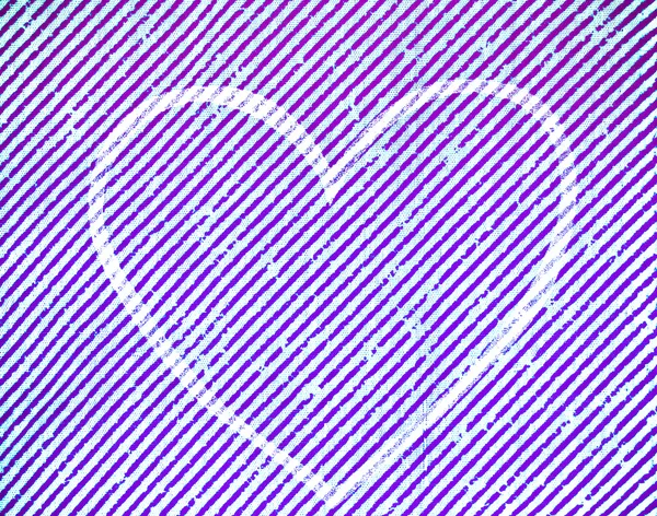 Background pattern of Fabric with heart shape  line
