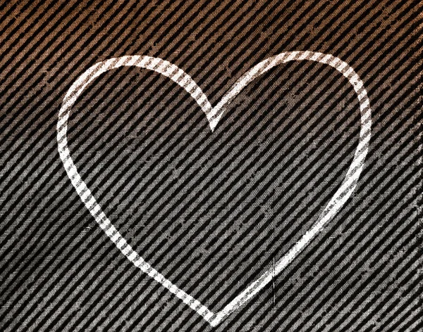 Background pattern of Fabric with heart shape  line